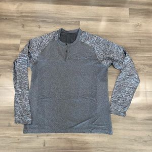 lululemon athletica Gray Long Sleeve Shirt